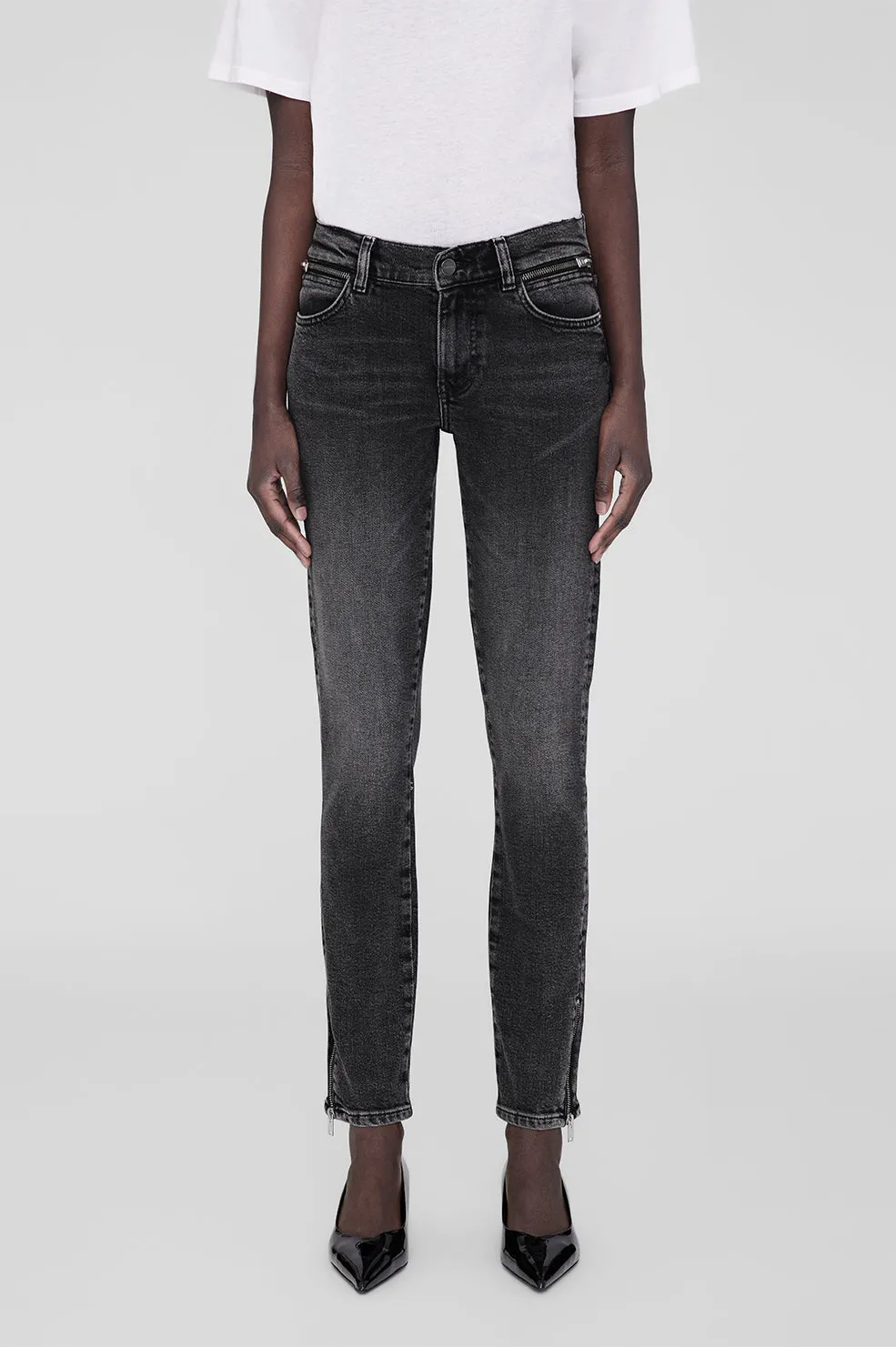 Jax Jean - Vintage Grey sold by Anine Bing product image thumbnail 5