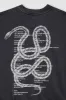 Jaci Sweatshirt Twisted Snake - Washed Black sold by Anine Bing