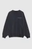 Jaci Sweatshirt Twisted Snake - Washed Black sold by Anine Bing