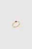 Delicate Ruby Pinky Ring - 14k Gold sold by Anine Bing