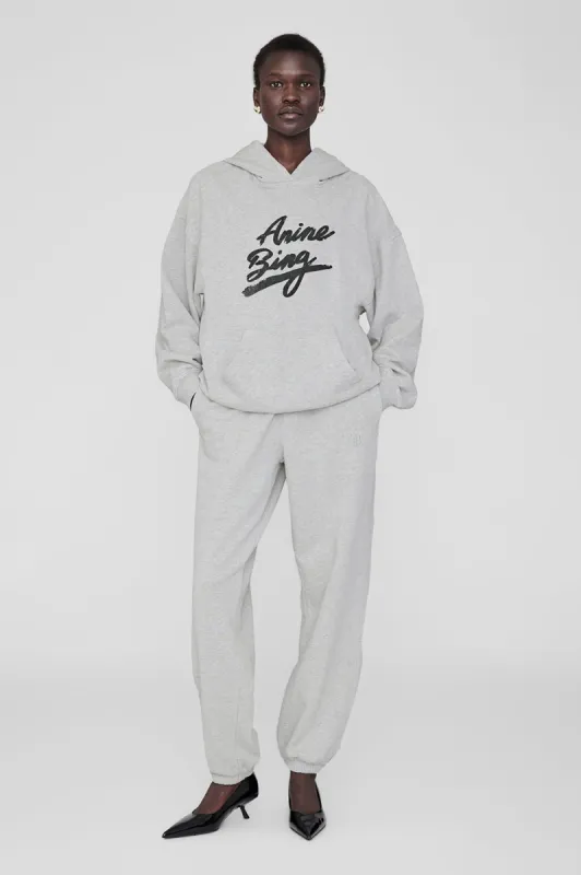 Harvey Sweatshirt Signature - Heather Grey sold by Anine Bing