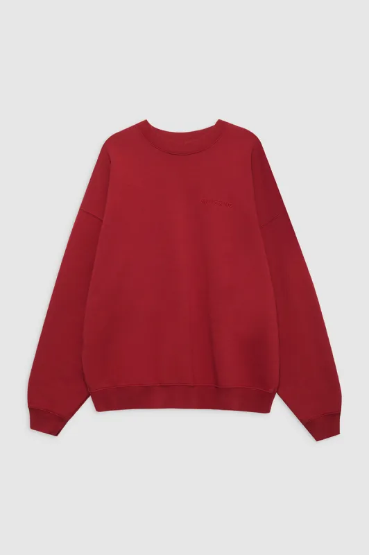 Miles Sweatshirt - Washed Red sold by Anine Bing