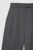 Lou Trouser - Black And Grey Stripe sold by Anine Bing