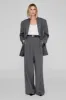 Lou Trouser - Black And Grey Stripe sold by Anine Bing