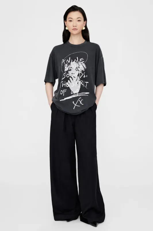 Kent Tee Spirit - Washed Black sold by Anine Bing