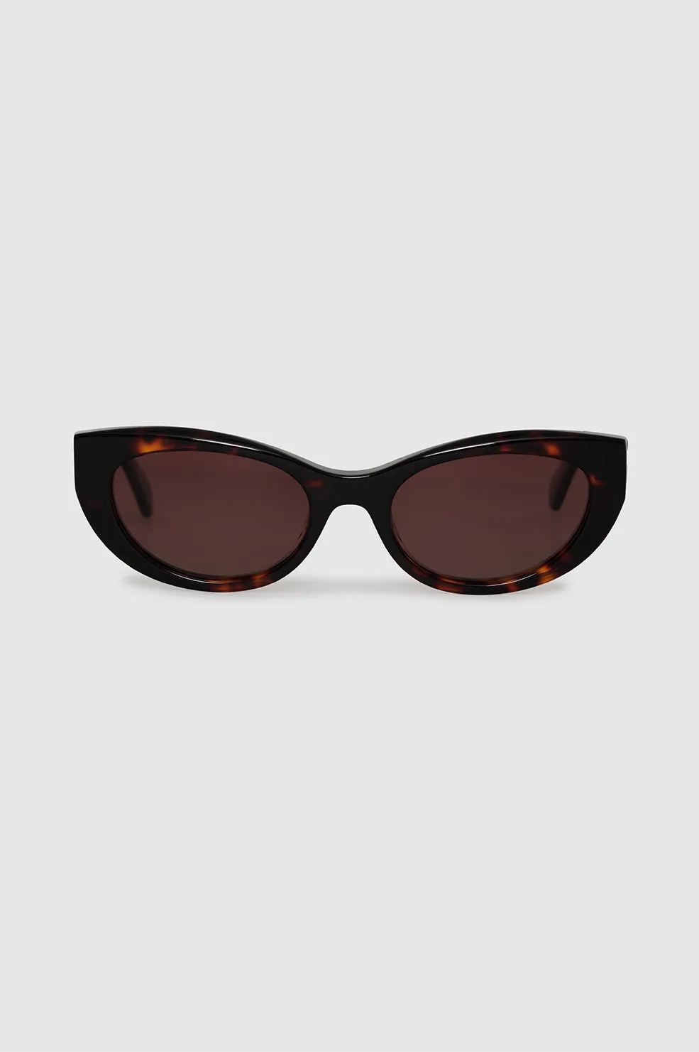 Cannes Sunglasses - Dark Tortoise sold by Anine Bing