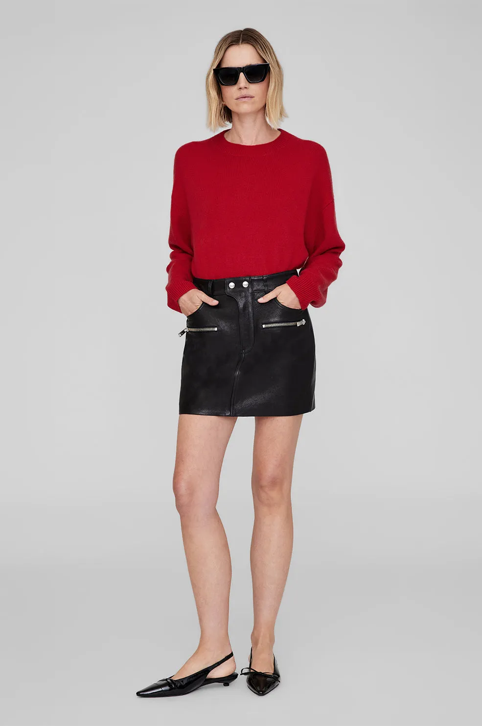 Zoey Slingback Heels - Black Patent sold by Anine Bing product image thumbnail 3