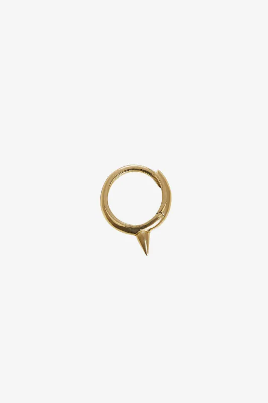 Spiked Hoop - Gold sold by Anine Bing