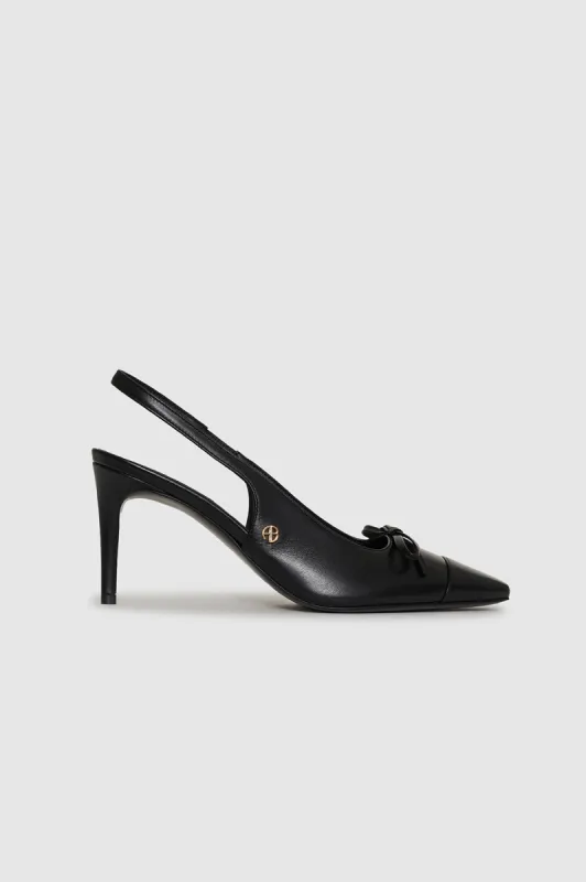 Freya Slingbacks - Black sold by Anine Bing