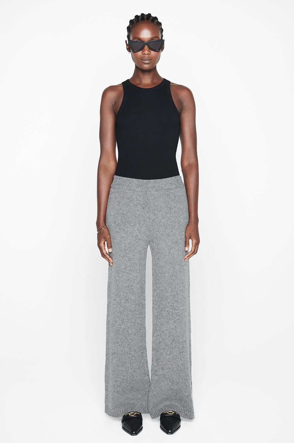 Rhett Pant - Heather Grey sold by Anine Bing