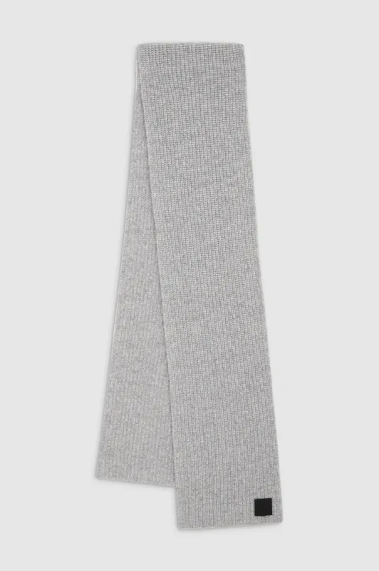 Hannah Scarf - Light Heather Grey sold by Anine Bing