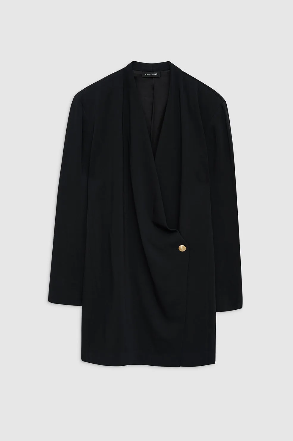 Venice Long Sleeve Mini Dress - Black sold by Anine Bing product image thumbnail 3