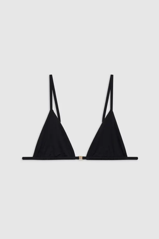Bellamy Bikini Top - Black sold by Anine Bing