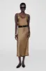 Bar Silk Skirt - Sepia sold by Anine Bing
