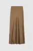 Bar Silk Skirt - Sepia sold by Anine Bing