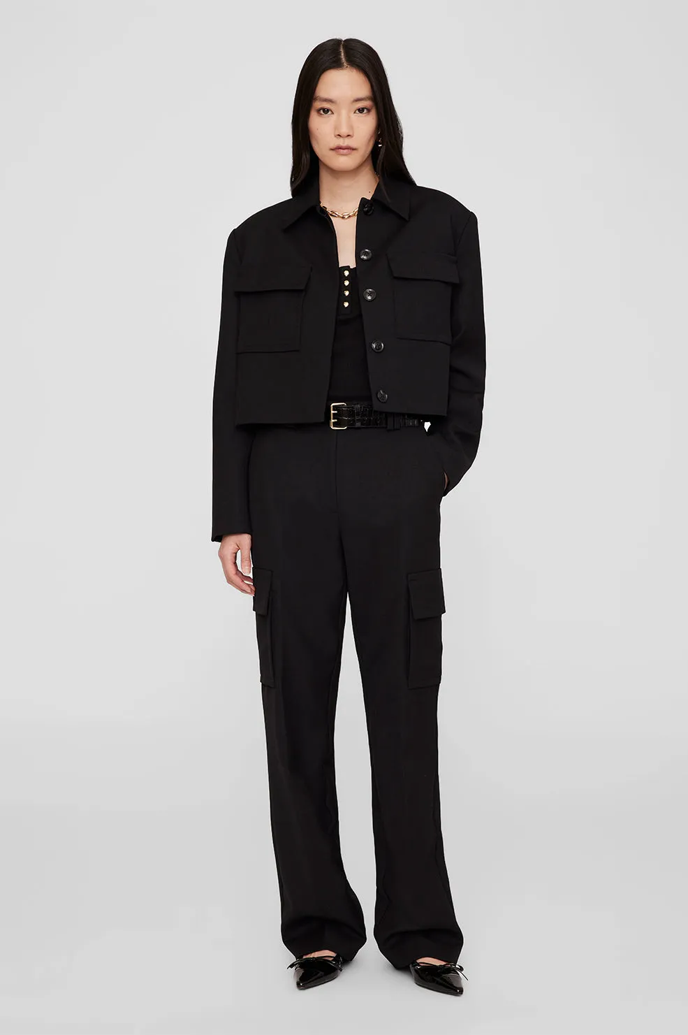 Dayton Jacket - Black sold by Anine Bing