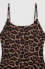 Vesta One Piece - Black And Brown Leopard sold by Anine Bing