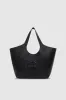 Medium Lili Tote - Black Pebbled sold by Anine Bing