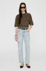 Avi Tee - Black And Brown Leopard sold by Anine Bing