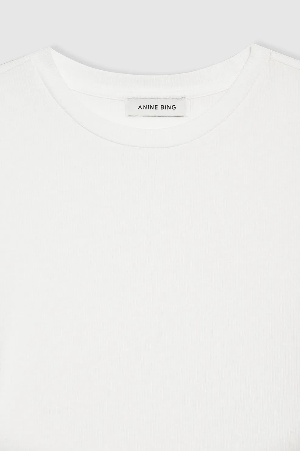 Jo Long Sleeve Tee - Off White sold by Anine Bing product image thumbnail 2