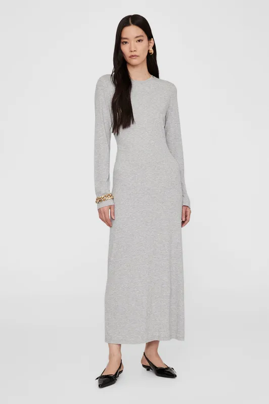 Jo Maxi Dress - Heather Grey sold by Anine Bing