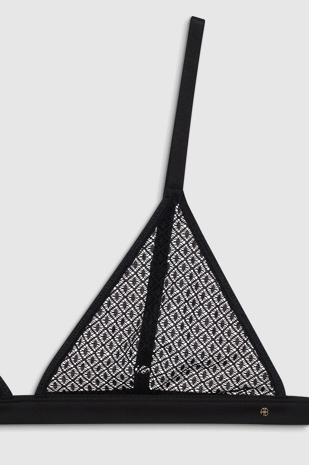 Eldra Bralette - Black Geometric Lace sold by Anine Bing product image thumbnail 4