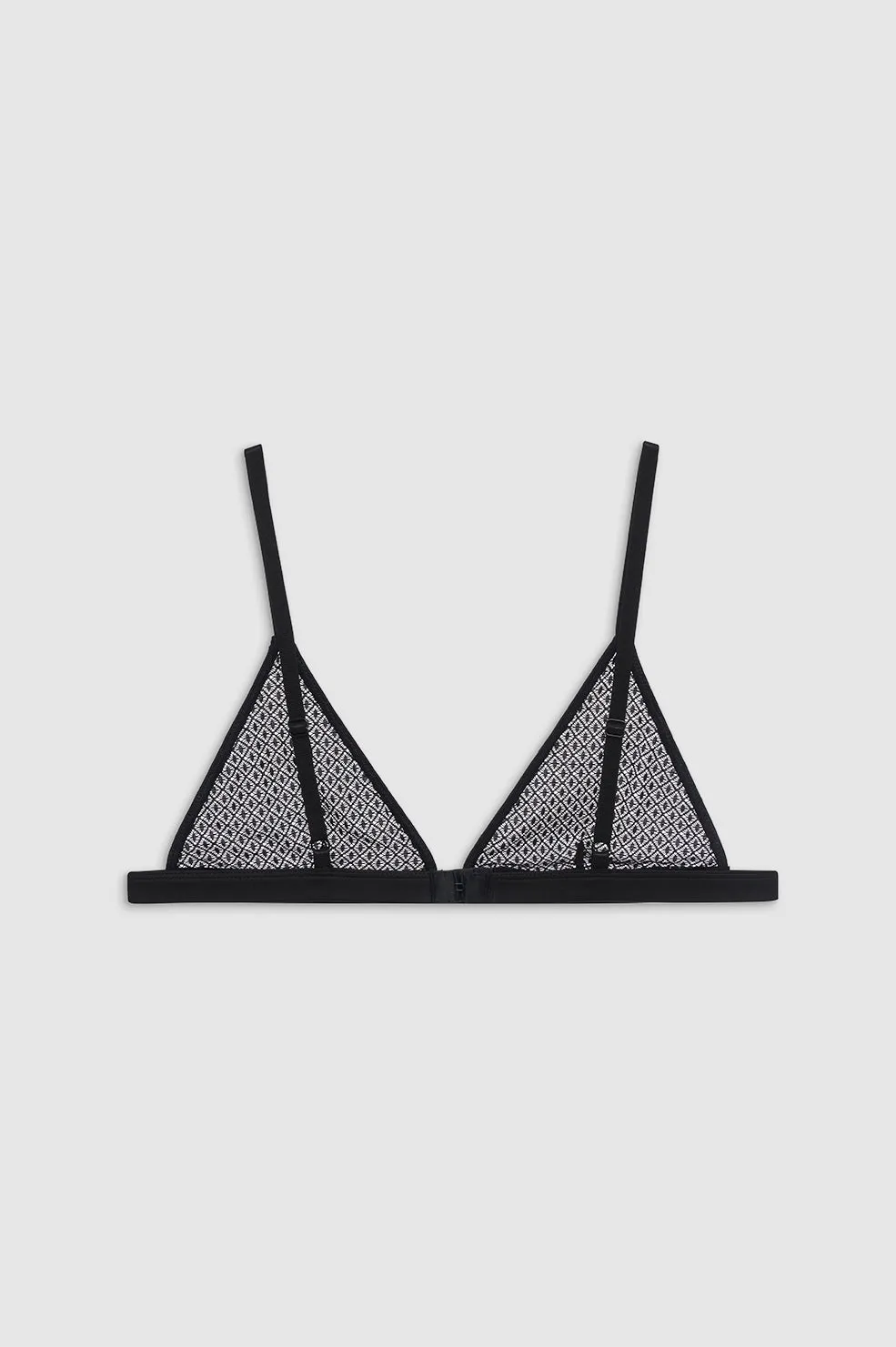 Eldra Bralette - Black Geometric Lace sold by Anine Bing product image thumbnail 3