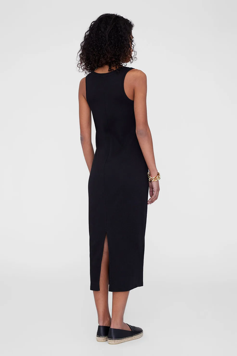 Alessia Tank Midi Dress - Black sold by Anine Bing product image thumbnail 4