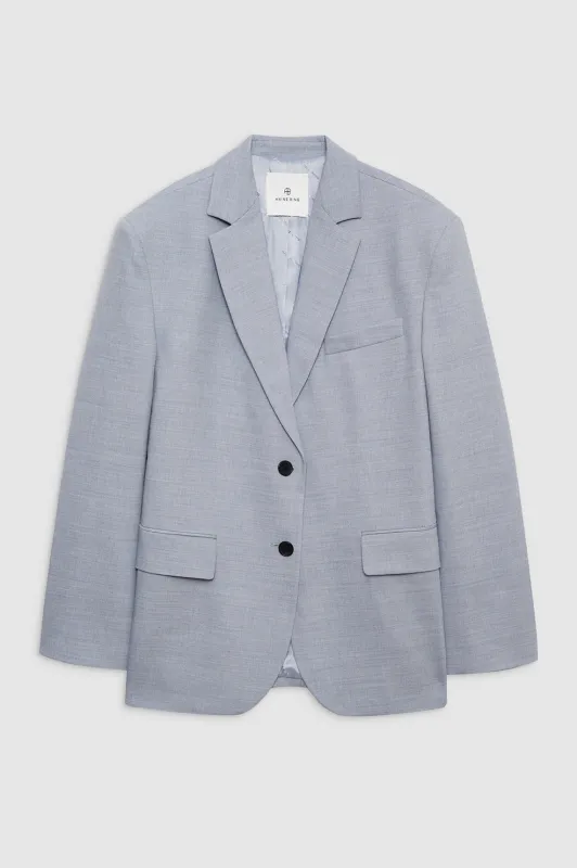 Quinn Blazer - Steel Blue sold by Anine Bing