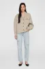 Sawyer Shirt Jacket - Oatmeal sold by Anine Bing