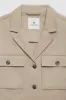Sawyer Shirt Jacket - Oatmeal sold by Anine Bing