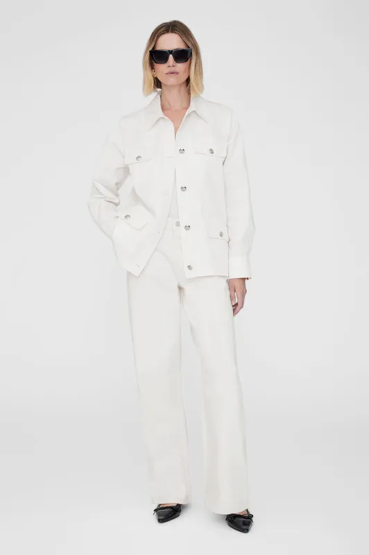 Corey Jacket - Ecru sold by Anine Bing