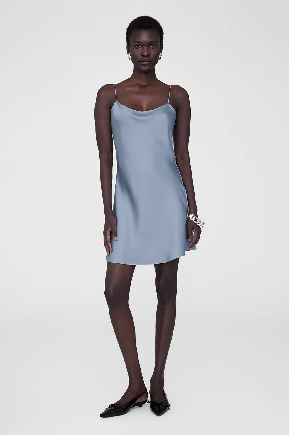 Chloe Mini Dress - Peri Blue sold by Anine Bing