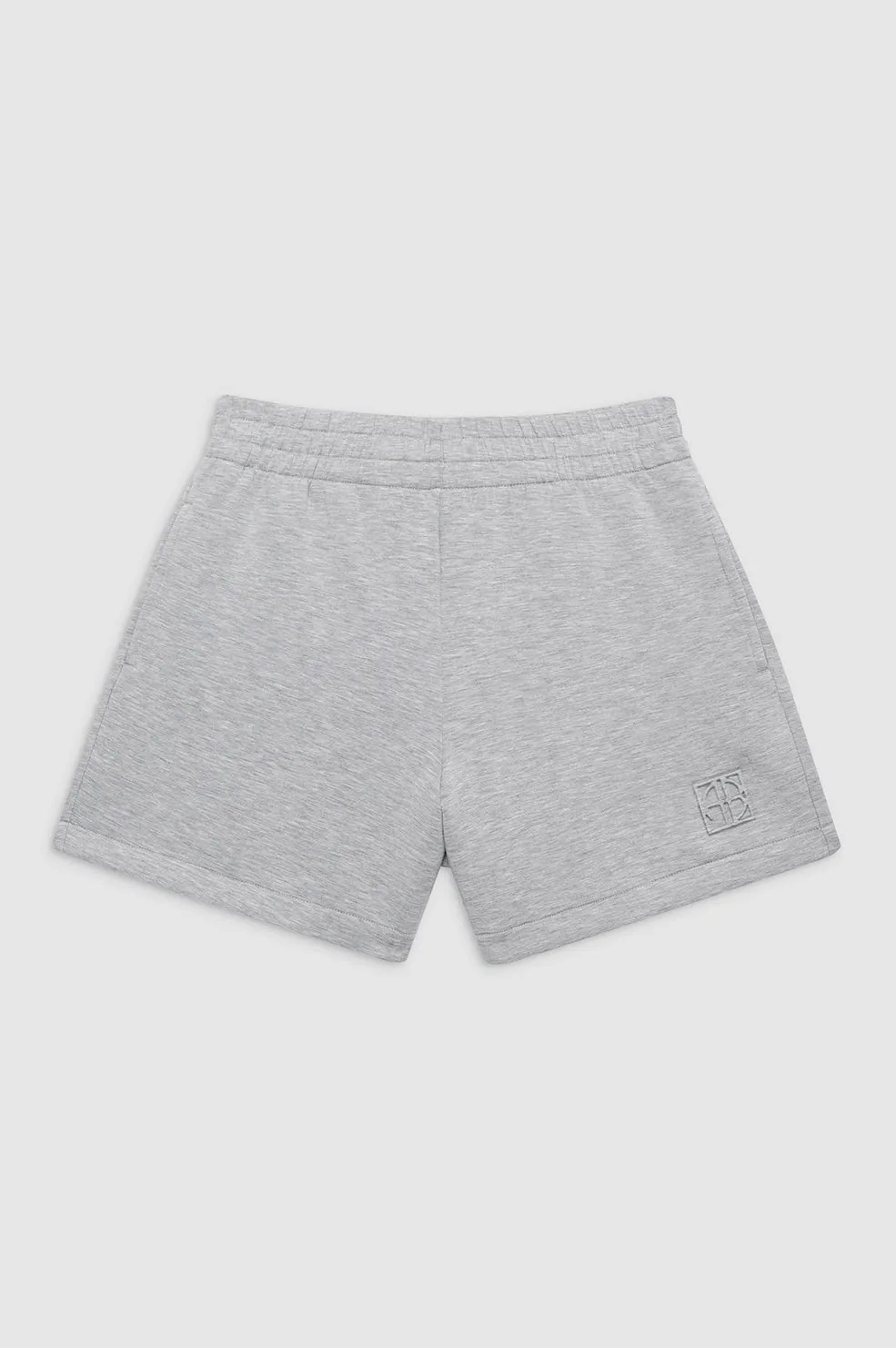 Kam Short Framed Monogram - Heather Grey sold by Anine Bing