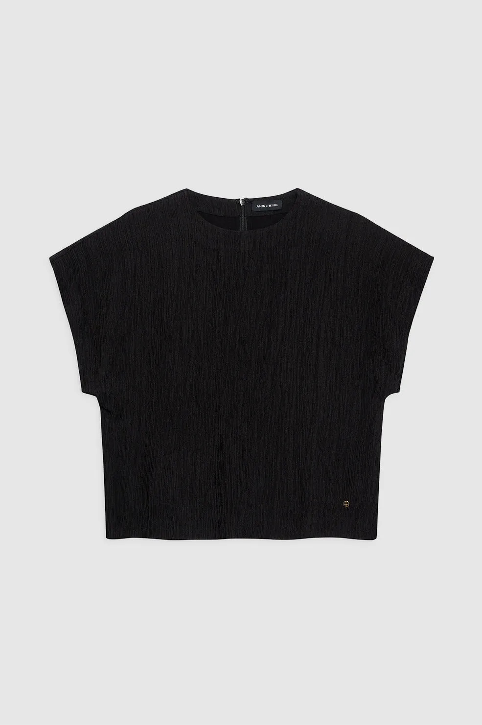 Jollie Top - Black Crinkle sold by Anine Bing product image thumbnail 3