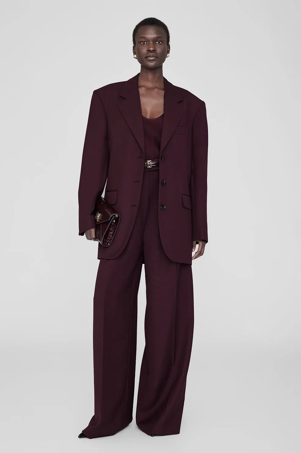 Sara Blazer - Bordeaux sold by Anine Bing