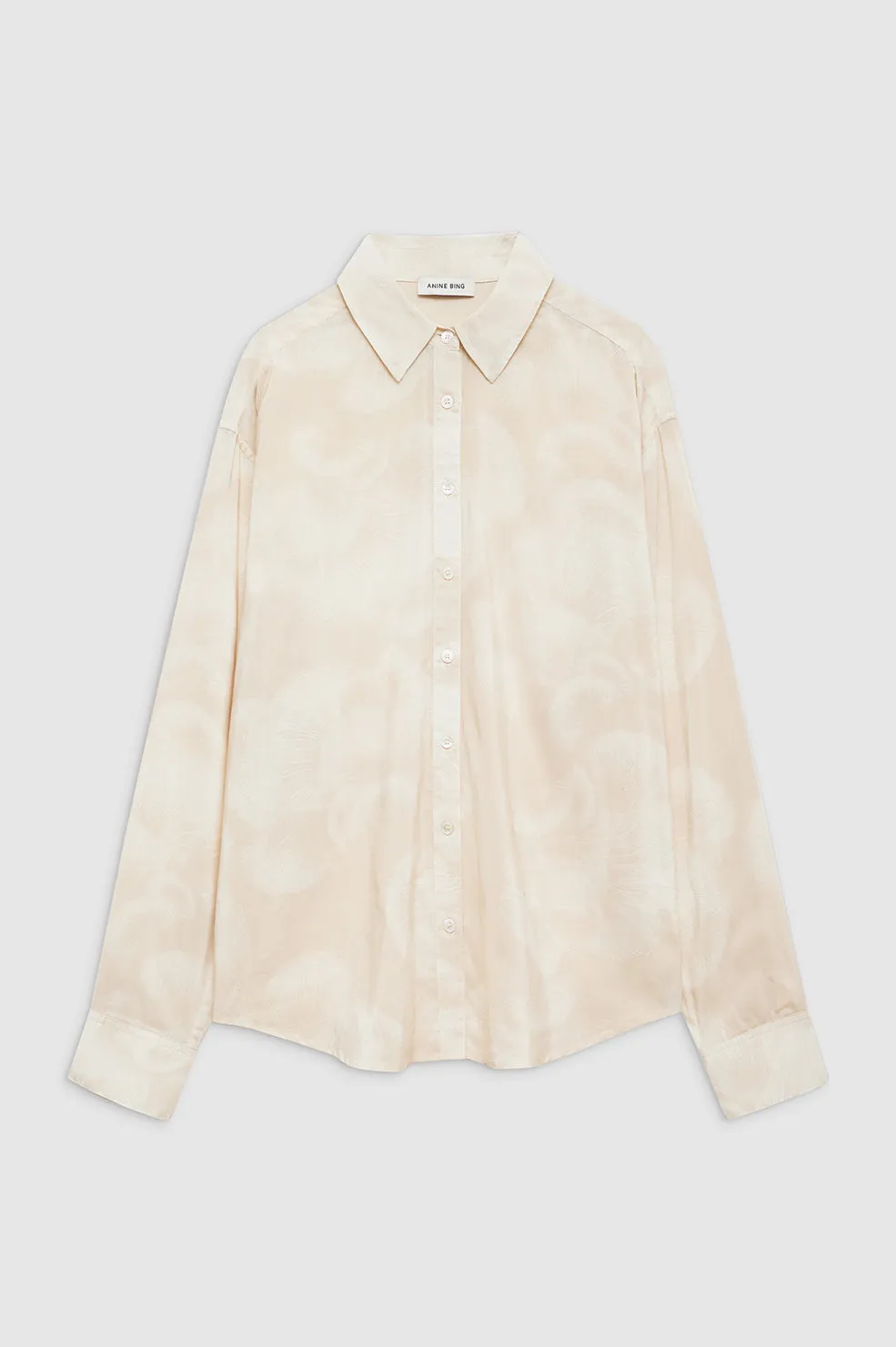 Braxton Shirt - Oat Mushroom Print sold by Anine Bing product image thumbnail 3