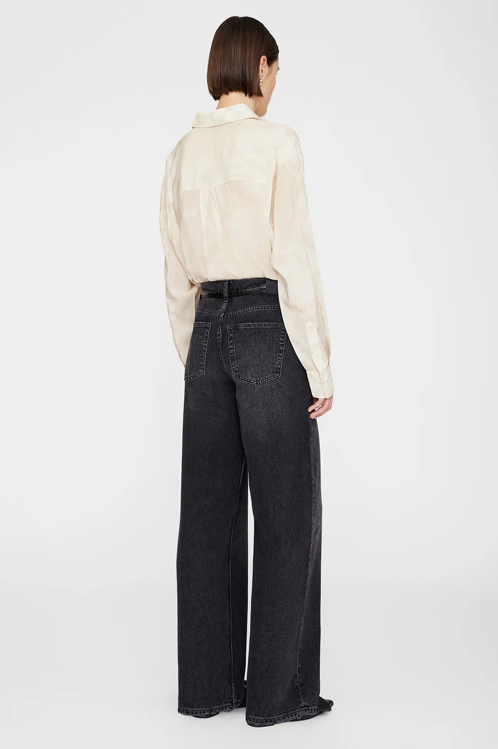 Braxton Shirt - Oat Mushroom Print sold by Anine Bing product image thumbnail 2