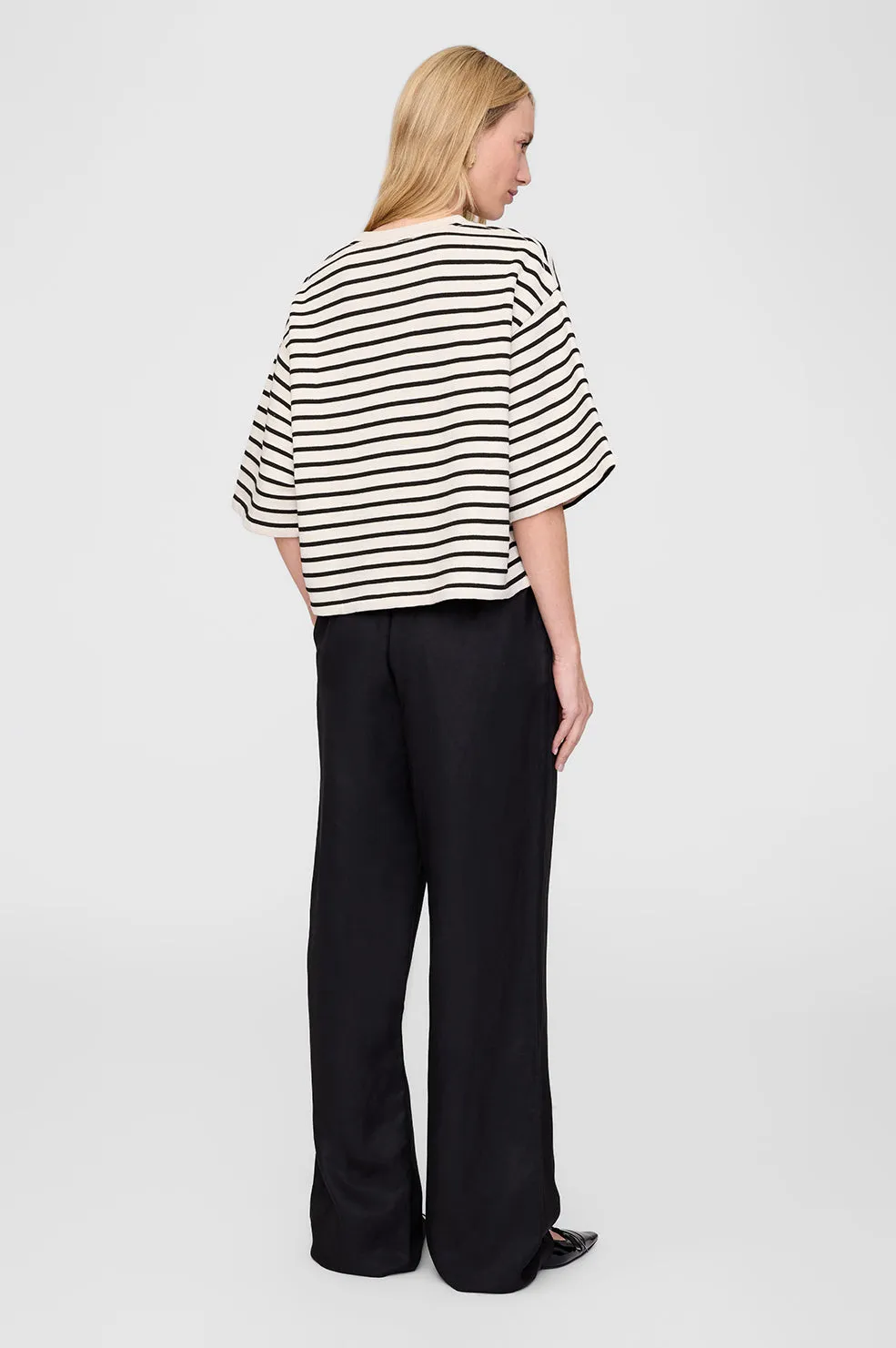 Soto Pant - Black Linen Blend sold by Anine Bing product image thumbnail 4