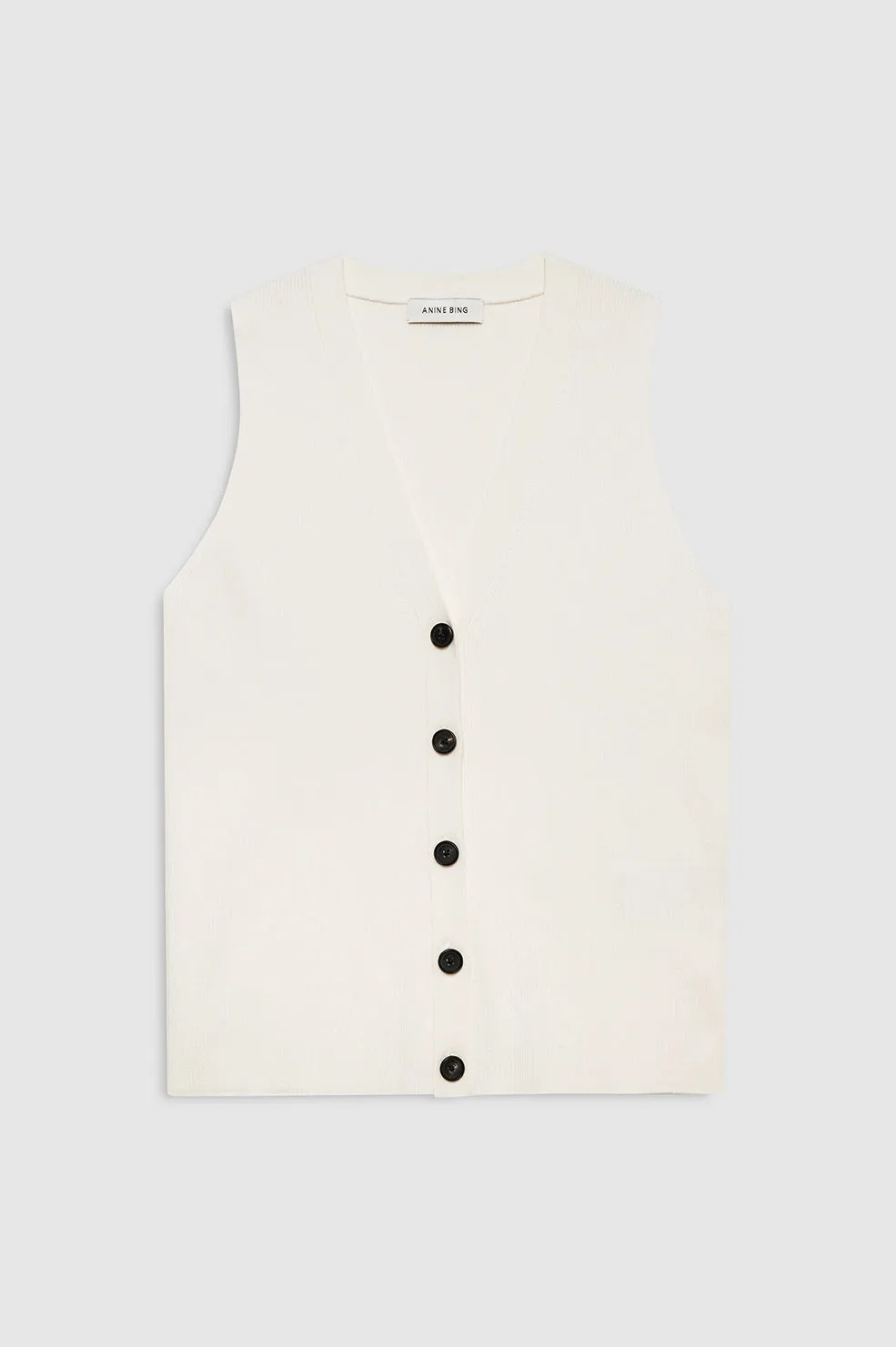 Lawrence Vest - Ivory sold by Anine Bing
