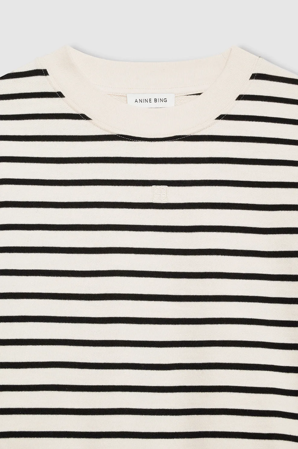 Dean Sweatshirt - Black Stripe French Terry sold by Anine Bing product image thumbnail 2
