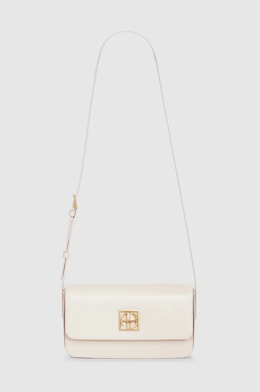 Elly Crossbody Bag - High-Shine Bone sold by Anine Bing