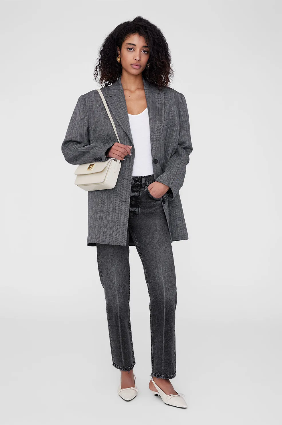 Elly Crossbody Bag - High-Shine Bone sold by Anine Bing product image thumbnail 2