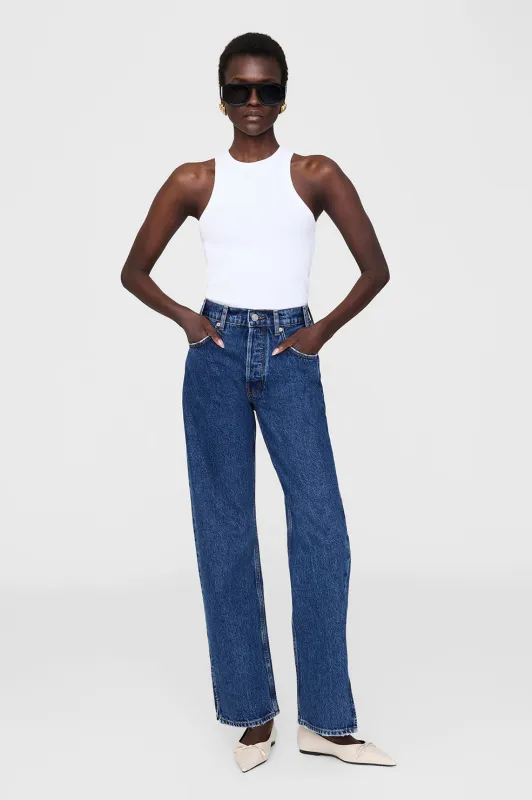 Roy Jean 31" - Clean Indigo Denim sold by Anine Bing