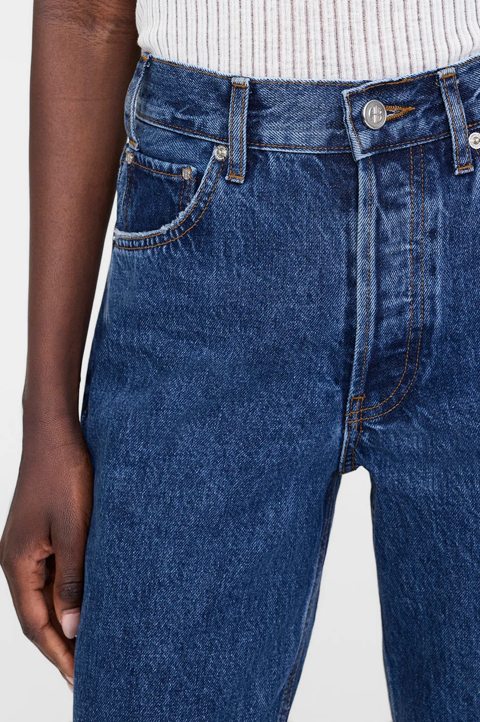 Roy Jean 34" - Clean Indigo Denim sold by Anine Bing product image thumbnail 5