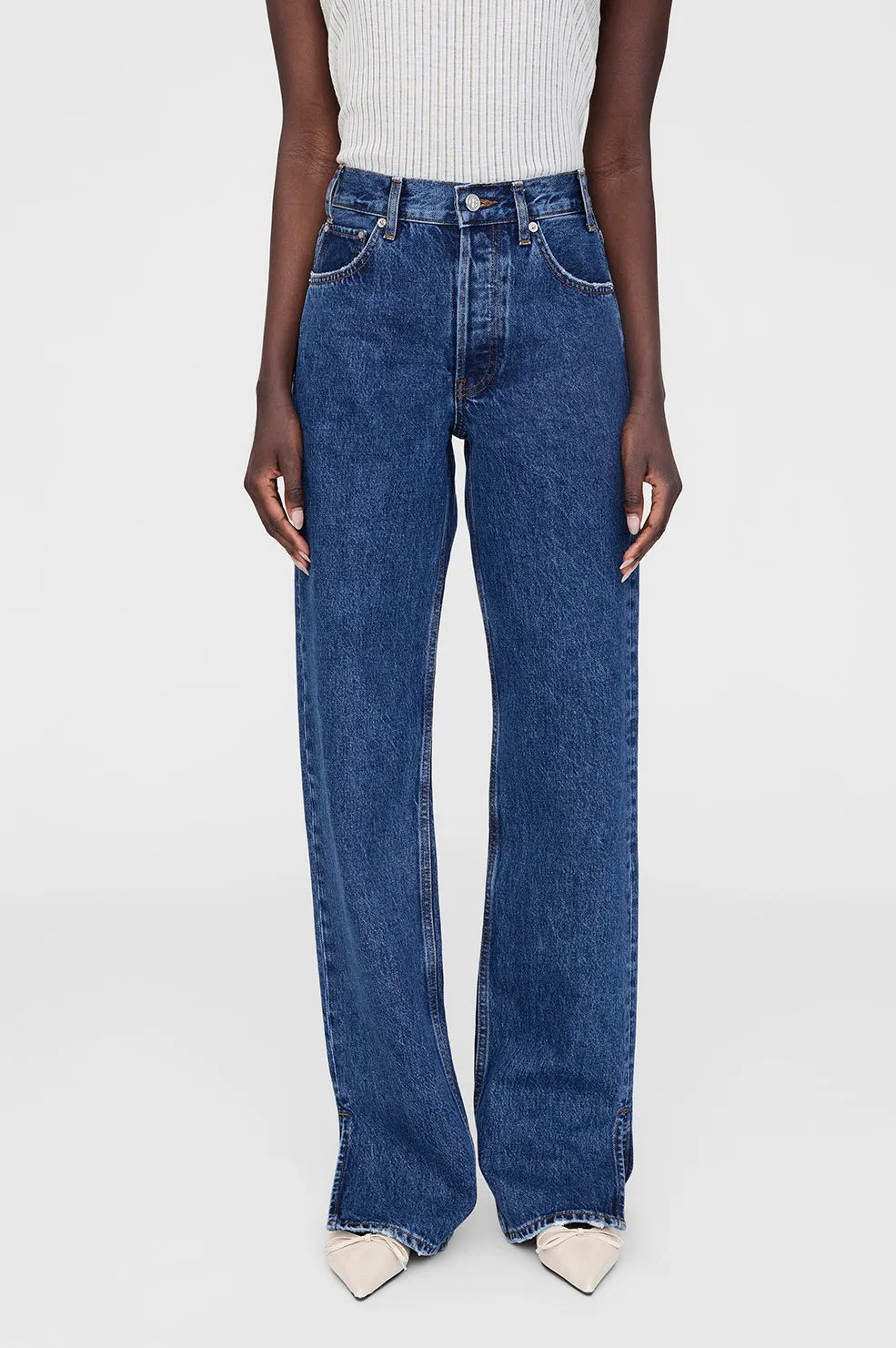 Roy Jean 34" - Clean Indigo Denim sold by Anine Bing product image thumbnail 3