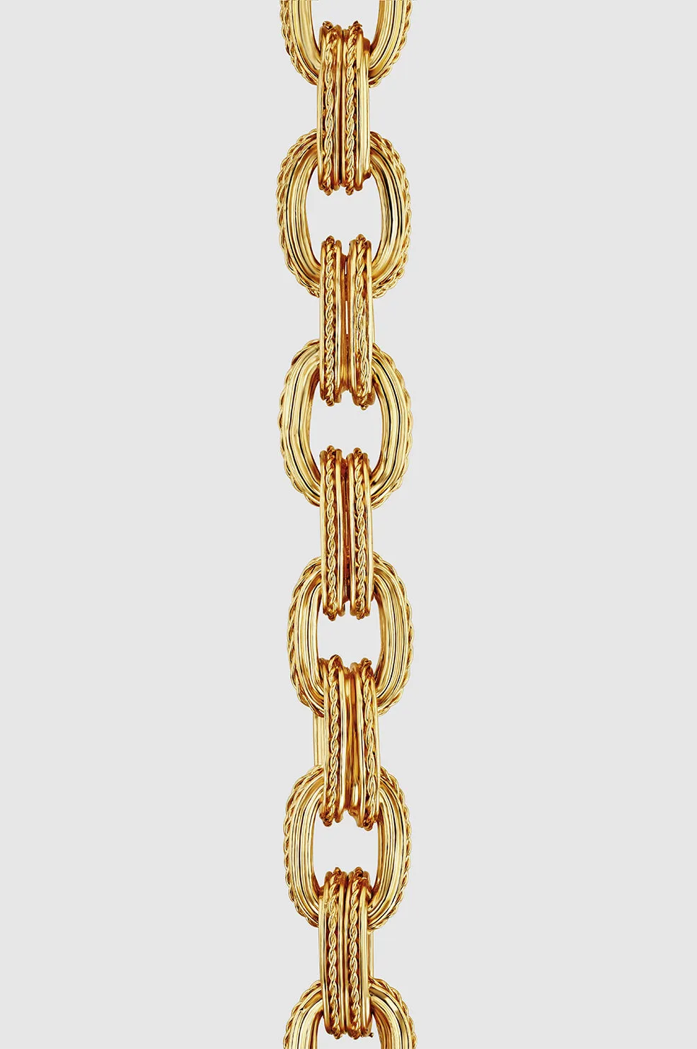 Double Link Chain Necklace - Gold sold by Anine Bing product image thumbnail 3