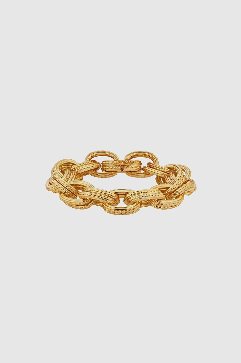 Double Link Chain Bracelet - Gold sold by Anine Bing product image thumbnail 2