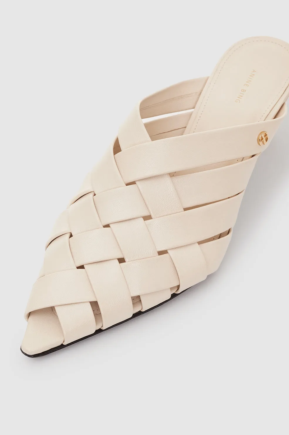 Eve Mules - Bone sold by Anine Bing product image thumbnail 5