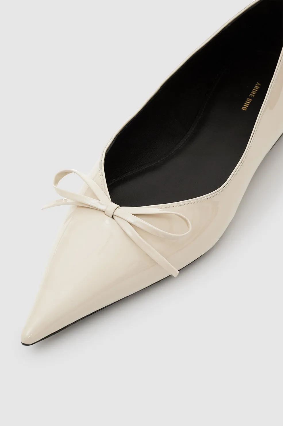 Hilda Flats - Bone Patent sold by Anine Bing product image thumbnail 5